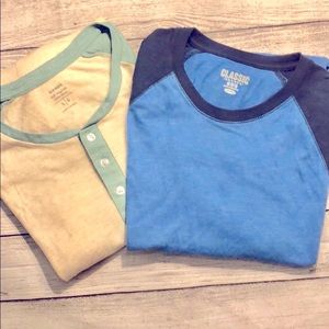 Lot of 2 Old Navy long sleeve shirts